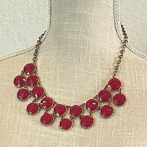 Vintage Princess Faceted Beaded Necklace 18"